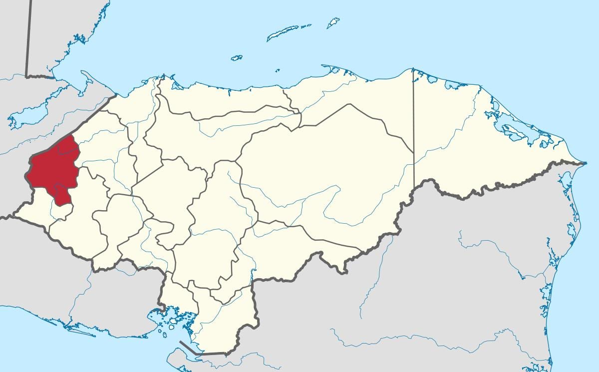 რუკა copan ჰონდურასის